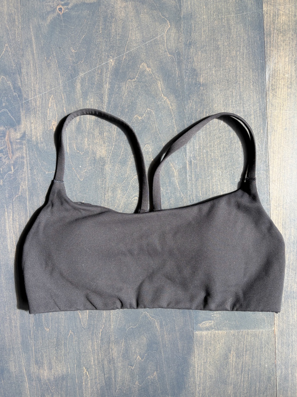 Lululemon Wunder Train Strappy Racer Bra Black Size 6